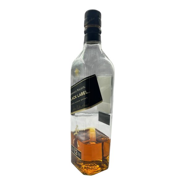 Black Label 700ml Art Wine Bottle - Exquisite Glass Bottle, Unique Design, Perfect Collectibles and Decorations - Image 2