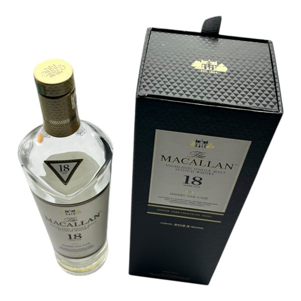 Macallan 18 Year Old Double Barrel Single Malt Whisky 700ml Limited Edition, Scotch Whisky, Bottle Art, Collection - Image 8