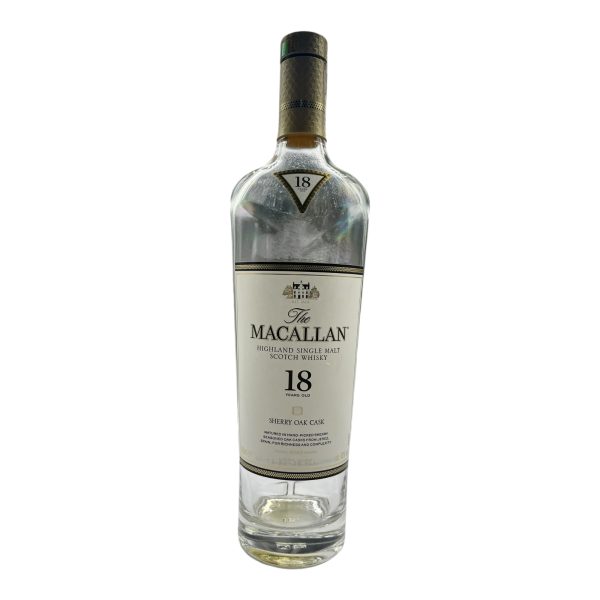Macallan 18 Year Old Double Barrel Single Malt Whisky 700ml Limited Edition, Scotch Whisky, Bottle Art, Collection - Image 6